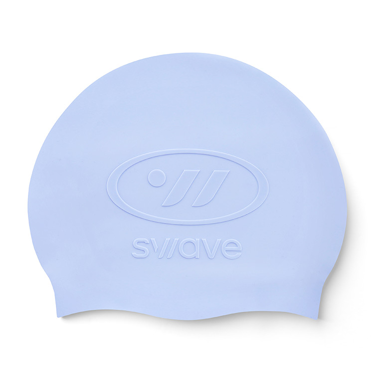 SWAVE Emboss Silicone Swim Cap Pale Lavender [SW-ECS004 (PLV)] 상품컷
