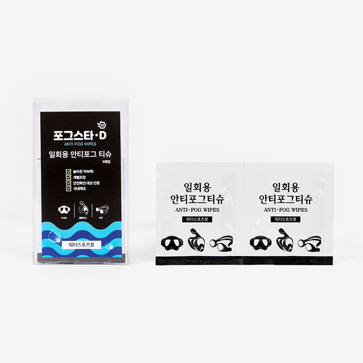 FOGSTAR D アンチフォグ ティッシュ 5p 디테일